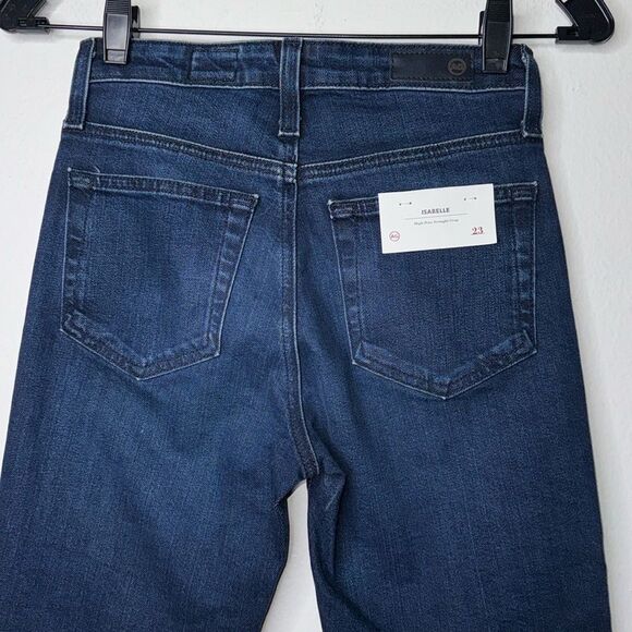AG Isabelle High Rise Straight Crop Jeans Womens Size 23 - Picture 10 of 11